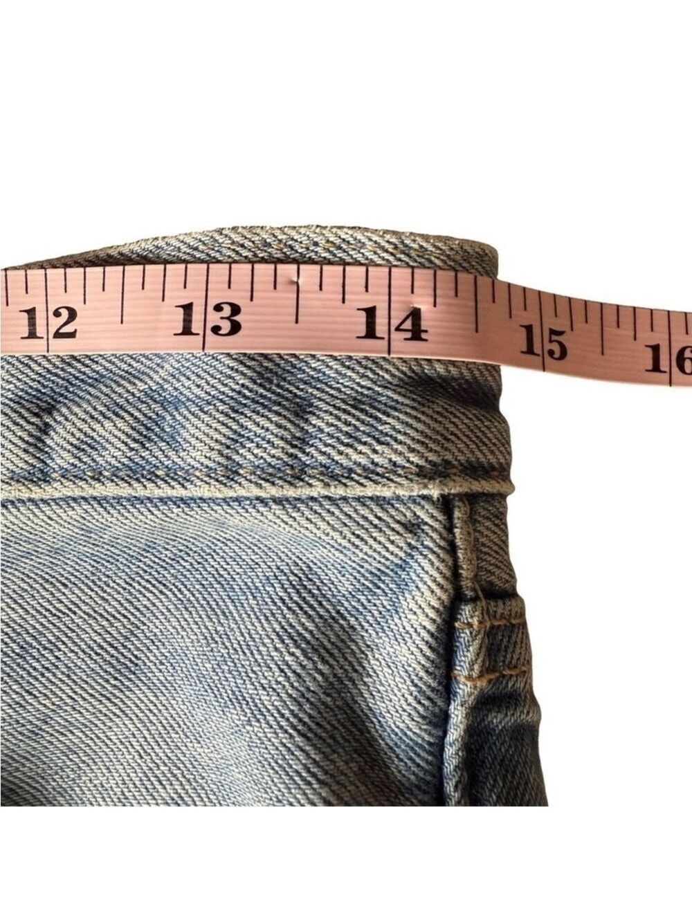 LEVI’S❤️ 501 Women’s High-Rise Distressed Denim Shorts 👖👟💃 Size 27 - Picture 14 of 15